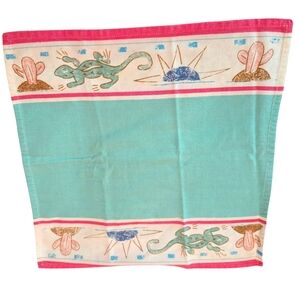 Vintage‎ Southwestern Handmade Towel Celestial Cacti